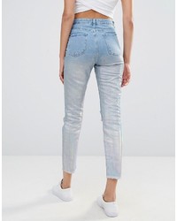 Missguided Holographic High Waisted Jean