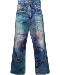 Our Legacy Patterned Straight Leg Jeans