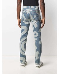 Moschino Symbols Logo Print Jeans