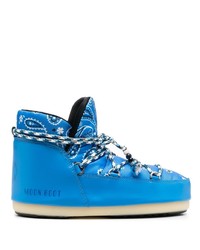 Blue Print Leather Casual Boots