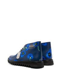 Kenzo Floral Print Ankle Boots