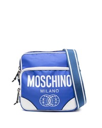 Moschino Logo Print Messenger Bag
