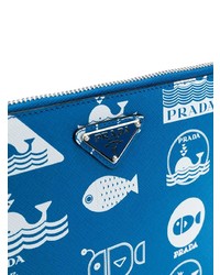 Prada Fish Print Clutch
