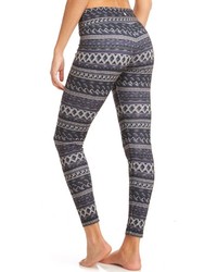 Bally Total Fitness Printed Workout Leggings