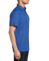 Rodd & Gunn Westerham Regular Fit Print Linen Sport Shirt