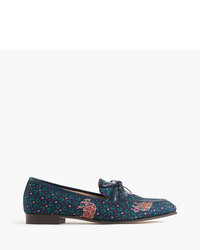 J.Crew Academy Loafers In Tiger Print