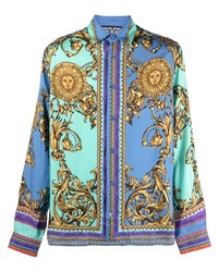 VERSACE JEANS COUTURE Barocco Print Long Sleeve Shirt