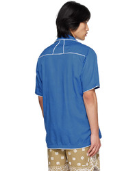 Rhude Blue Bandana Shirt
