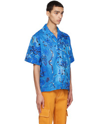Marni Blue Printed Shirt