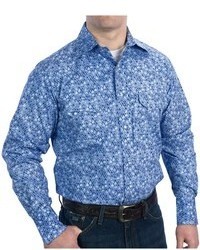 Resistol Modelcurrentbrandname University Print Western Shirt Long Sleeve