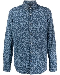 BOSS Patterned Button Up Shirt