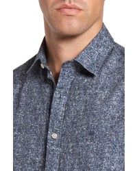 Gant Regular Fit Tweed Print Sport Shirt