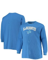 FANATICS Branded Blue Detroit Lions Big T Sleeve T Shirt At Nordstrom