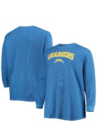 FANATICS Branded Powder Blue Los Angeles Chargers Big T Sleeve T Shirt