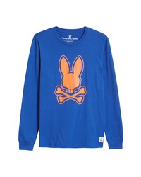 Psycho Bunny Kendal Long Sleeve Cotton Graphic Tee
