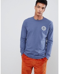 LEVIS SKATEBOARDING Long Sleeve T Shirt With Badge Logo In Blue