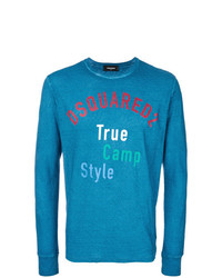 DSQUARED2 Printed Long Sleeve T Shirt