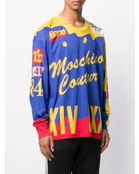 Moschino Printed Long Sleeved T Shirt