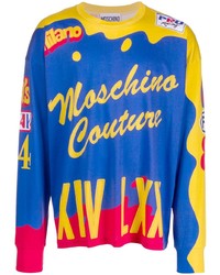 Moschino Printed Long Sleeved T Shirt