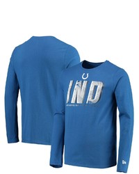 New Era Royal Indianapolis Colts Combine Authentic Static Abbreviation Long Sleeve T Shirt At Nordstrom