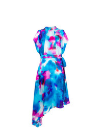 MSGM Asymmetric Printed Dress