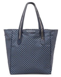 Blue Print Nylon Tote Bag