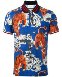 Gucci Bengal Print Polo Shirt