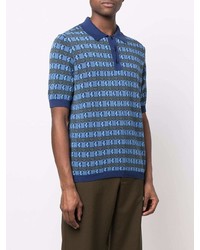Malo Clover Intarsia Short Sleeve Polo Shirt