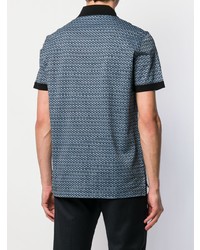Salvatore Ferragamo Geometric Print Polo Shirt