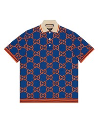 Gucci Gg Supreme Cotton Polo Shirt