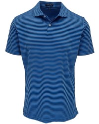 Peter Millar Horizontal Stripe Print Polo Shirt