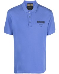 Moschino Logo Print Shortsleeved Polo Shirt