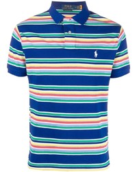 Polo Ralph Lauren Stripe Print Cotton Polo Shirt