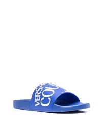 VERSACE JEANS COUTURE Logo Print Sliders
