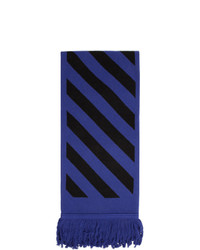 Off-White Blue And Black Arrows Scarf
