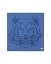 Kenzo Large Square Scarf In Blue At Nordstrom