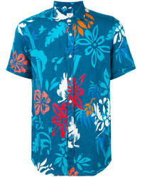 Drumohr Floral Print Shirt