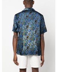 Avant Toi All Over Graphic Print Shirt
