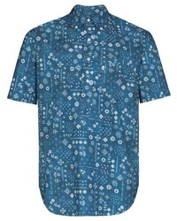 Gitman Vintage Bandana Print Short Sleeve Shirt