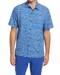 Tommy Bahama Barrier Batik Short Sleeve Button Up Shirt
