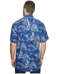 Nautica Big Tall Big Tall Short Sleeve Tropical Print Woven Shirt Short Sleeve Button Up