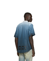 Off-White Blue Gradient Rivel Trail Shirt