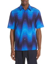 Dries Van Noten Carlton Wave Print Shirt