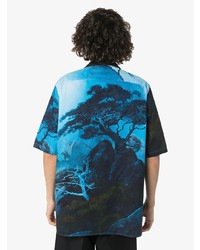 Valentino Dragon Garden Graphic Print Shirt
