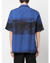 Oamc Graphic Print Short Sleeve Shirt