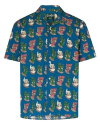 Gitman Vintage Kalakamari Hand Print Shirt