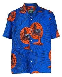 Gitman Vintage Mets Fan Camp Collar Shirt