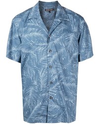 Michael Kors Michl Kors Palm Print Short Sleeve Shirt
