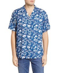 Reyn Spooner Tropical Short Sleeve Button Up Shirt