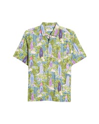 Tommy Bahama Veracruz Cay Surf Shop Button Up Shirt In Seven Seas At Nordstrom
